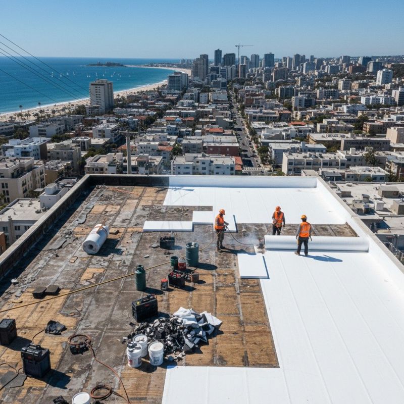 Single Ply Roof Replacement